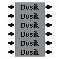 Značení potrubí ISO 20560, dusík